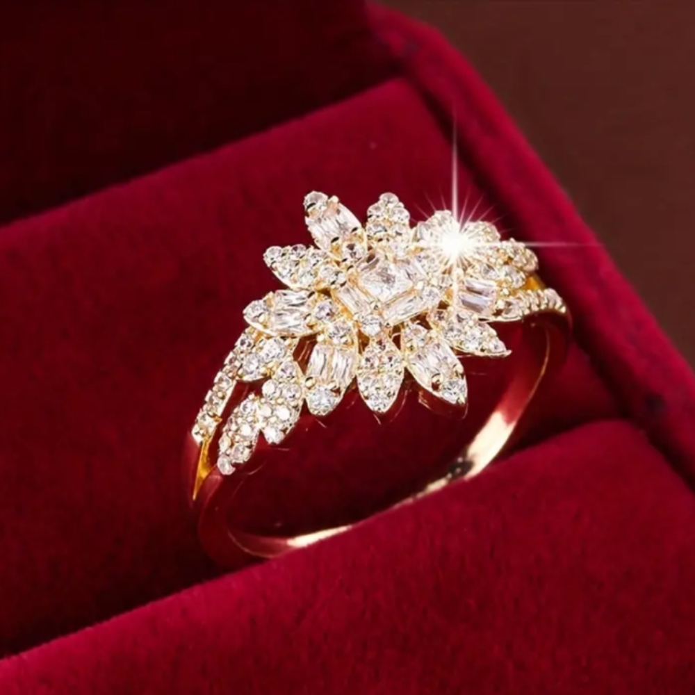 Sunflower Design Statement Ring (NWT)
